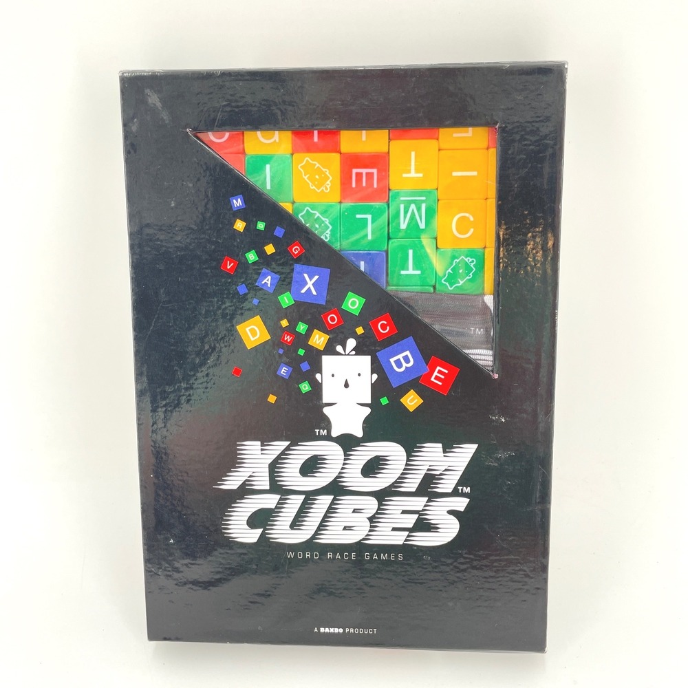 Xoom Cubes Word Race Game Baxbo Educational Spelling Dice Game 56 Cubes Ages 6+
